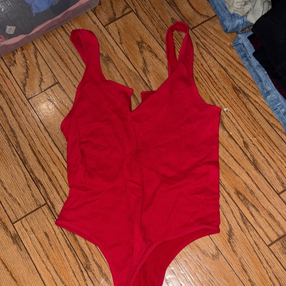 Bozzolo Red Bodysuit